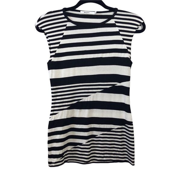 Bailey 44 Tops - Bailey 44 Black and White Short Sleeve Top